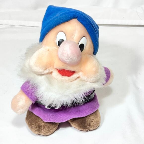 Vintage Disney World Seven Dwarfs Plushie Complete Set of 7 With Tags Snow White - Picture 4 of 15